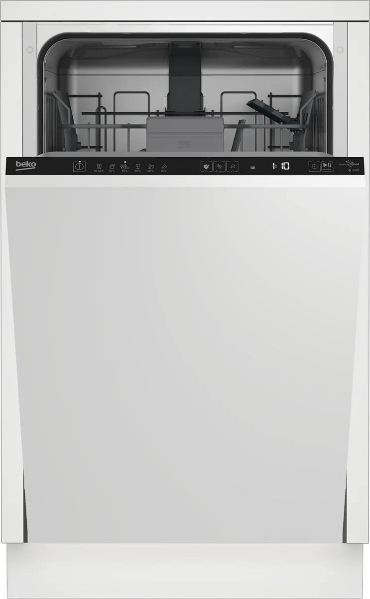 Посудомийна машина Beko Нержавіюча сталь 44,8х81,8х55 см Білий 10 комплектів