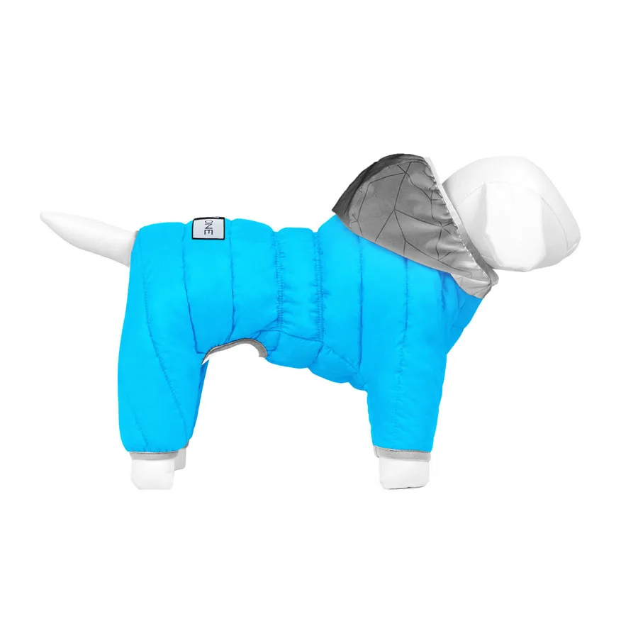 Комбінезон для собак утеплений AiryVest ONE нейлоновий XS30 27-30 см блакитний