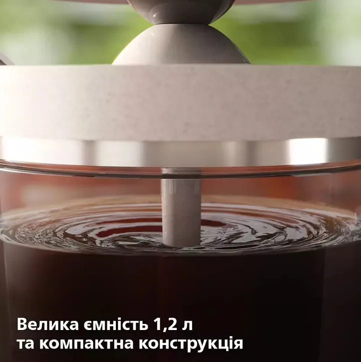 Крапельна кавоварка Philips пластик 1,2 л біла