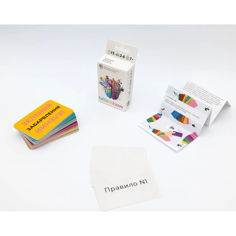 Карточна гра Fun Games Ламінований картон 60 карток Українська