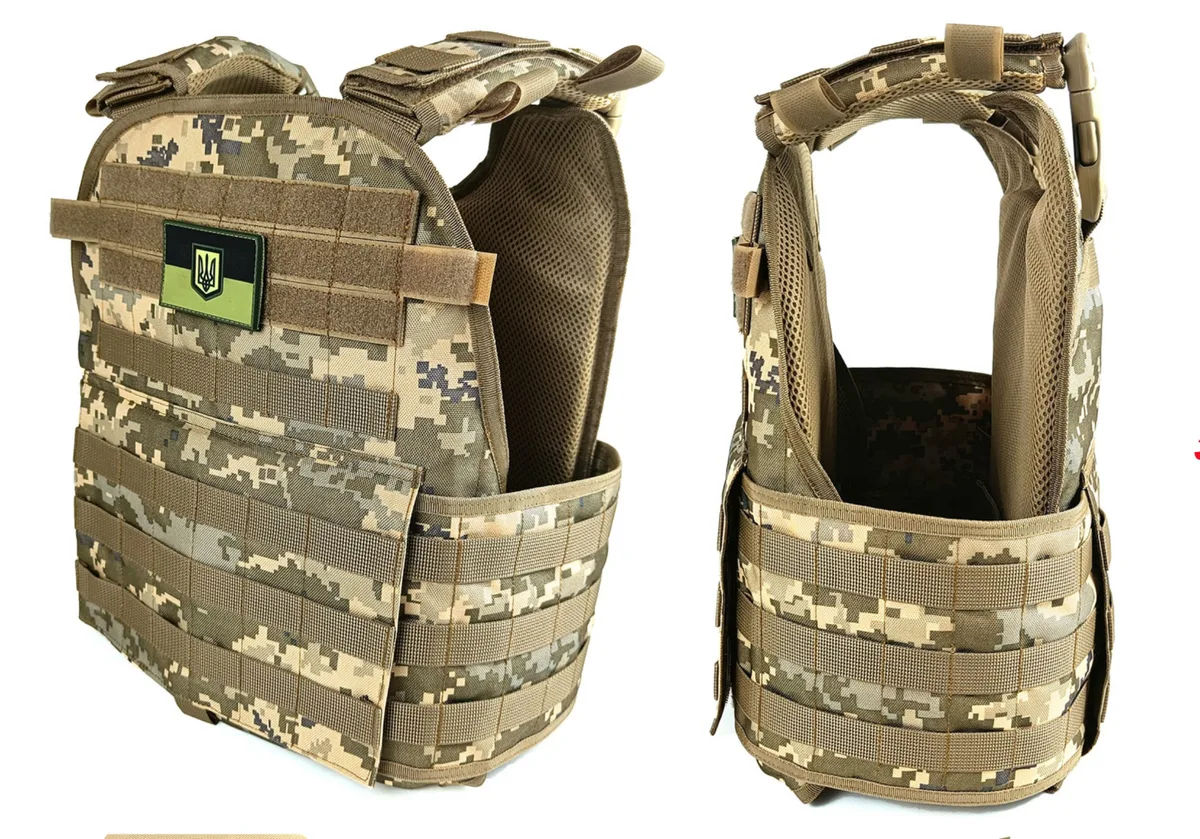Плитоноска EasyFit Cordura 1050 М розмір піксель ЗСУ MM-14