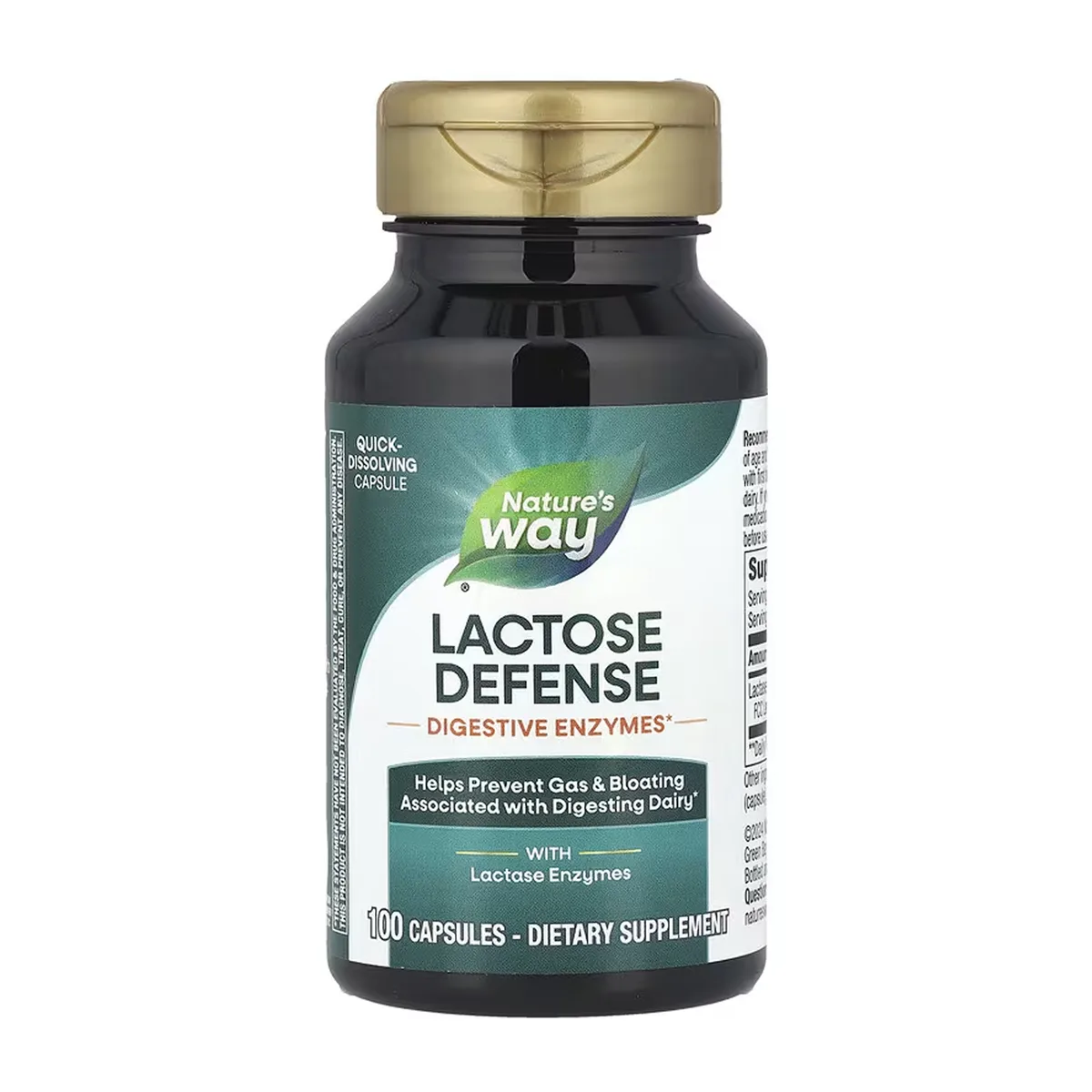 Lactose Defense Nature's Way капсулы 100 шт растворяющиеся для переваривания молочных продуктов