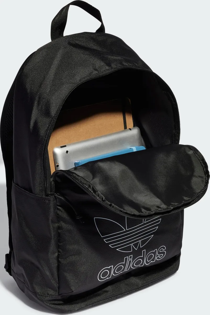 Рюкзак Adidas 100 процентов переработанный полиэстер 15x27x43 см черный