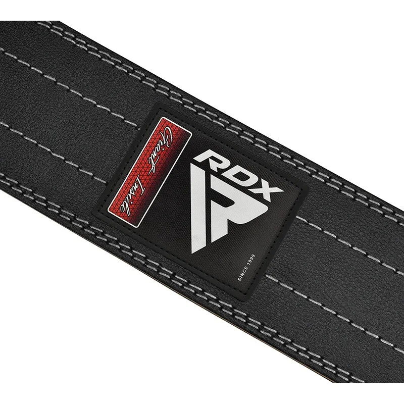 Пояс для пауерліфтингу RDX натуральна шкіра XL чорний