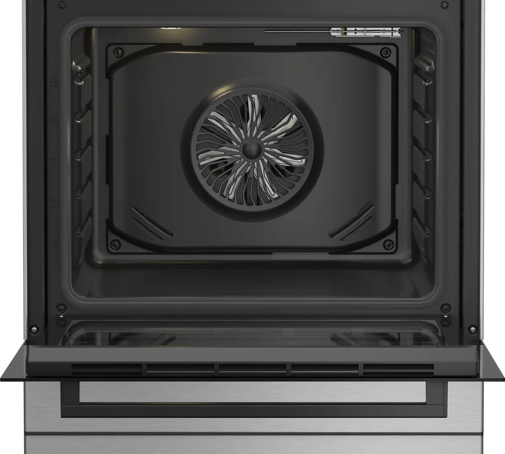 Комбінована плита Beko Газова 60х85х60 см Сіра Емаль