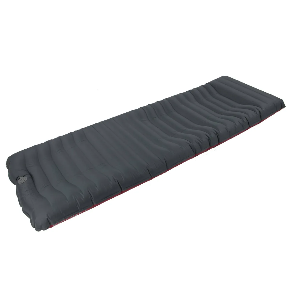 Килимок надувний Bo-Camp Polyester 191x60x14 см Сірий/Червоний