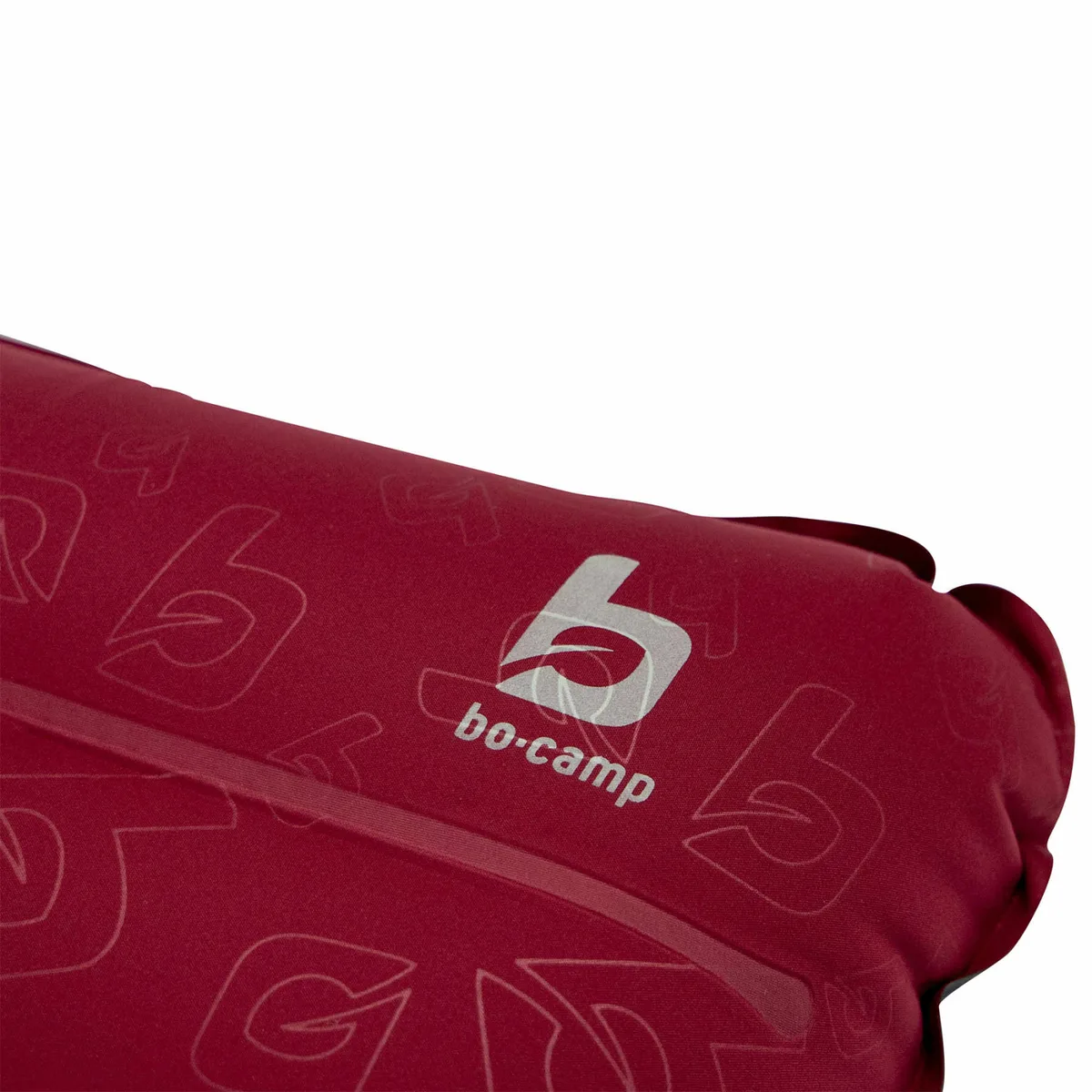 Килимок надувний Bo-Camp Polyester 191x60x14 см Сірий/Червоний