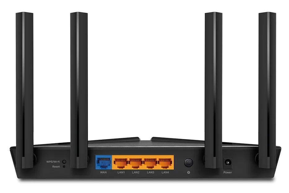 Бездротовий маршрутизатор TP-Link 802.11ax 2,4 ГГц 5 ГГц 4 порти LAN 260х135х41,6 мм
