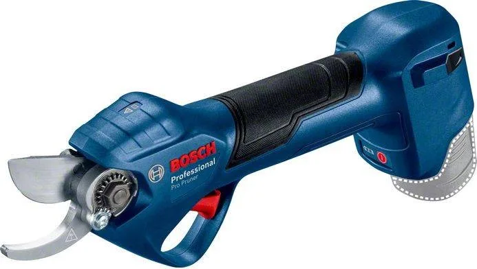 Акумуляторний секатор Bosch Professional, 12В, діаметр різу 25 мм, вага 1000 г, без акумулятора та зарядного пристрою.