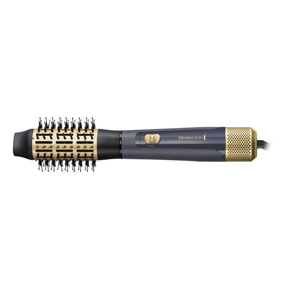 Фен-щетка Remington Sapphire Luxe, 1000Вт, 2 скорости, ионизация, холодное обдувание, керамическое покрытие, сапфировый дизайн