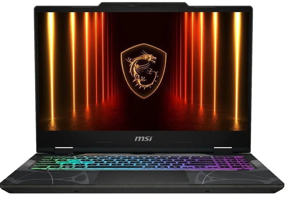 Ноутбук MSI ігровий 15.6" IPS 16GB SSD 1TB NVIDIA GeForce RTX 5050 чорний