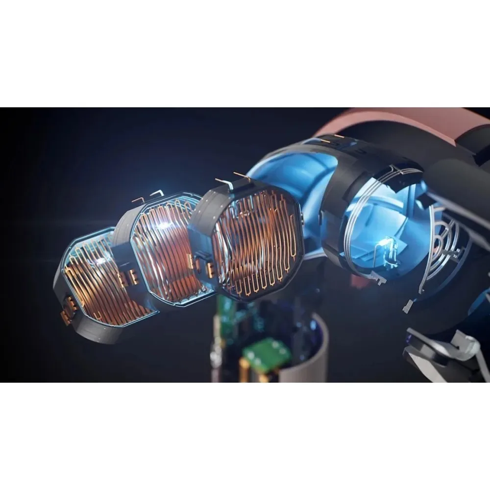 Фен Dyson HD17 Supersonic R Jasper/Plum, 1700Вт, 3 температурных режима, ионизация, холодный обдув, 5 насадок, фиолетовый