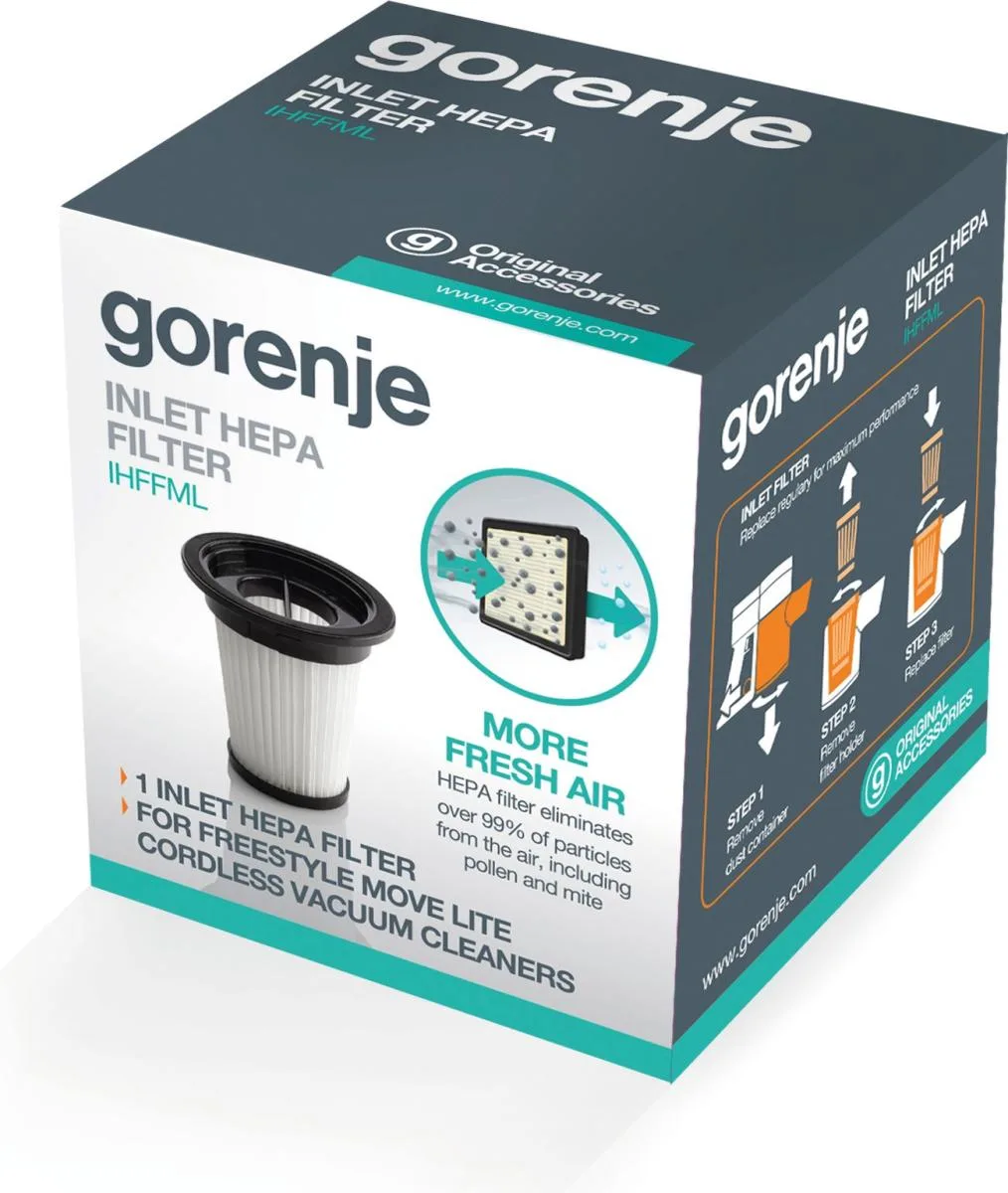 Фільтр HEPA для пилососів Gorenje SVC216FMLW, модель 737076.