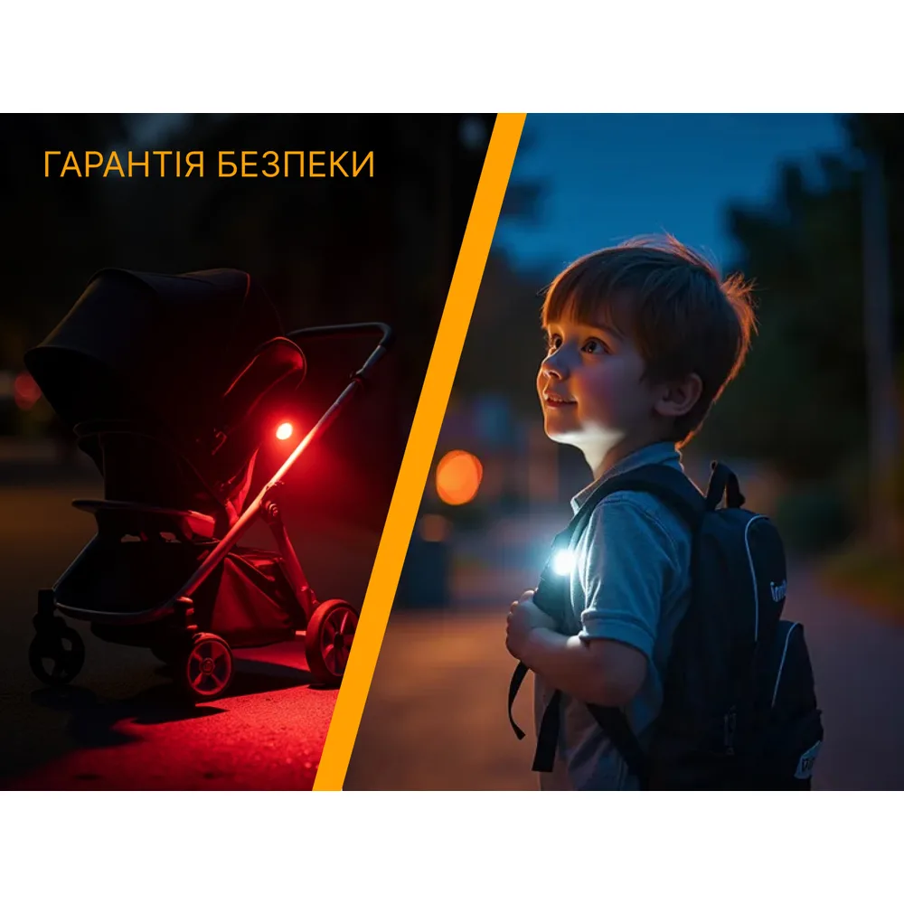 Ліхтар ручний Fenix полікарбонат 52х23х20 мм білий червоний синій