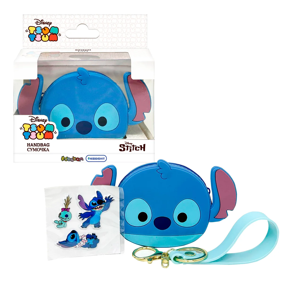 Колекційна сумочка Tsum Tsum #sbabam комбіновані матеріали 12х2,5х8 см Стіч
