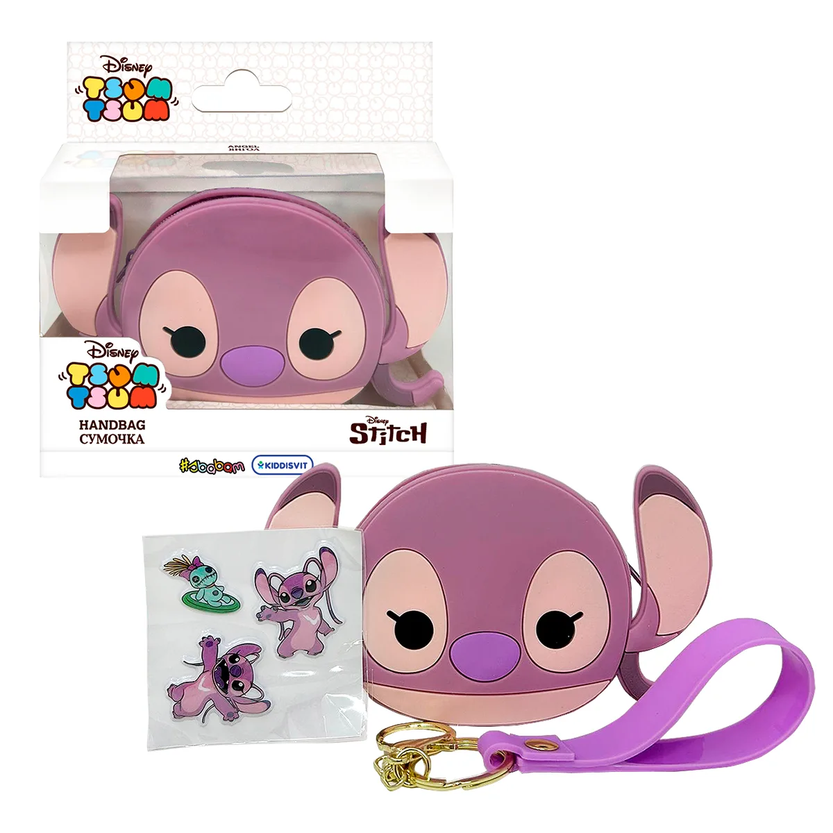 Колекційна сумочка Tsum Tsum #sbabam комбіновані матеріали 12х2,5х8 см Стіч