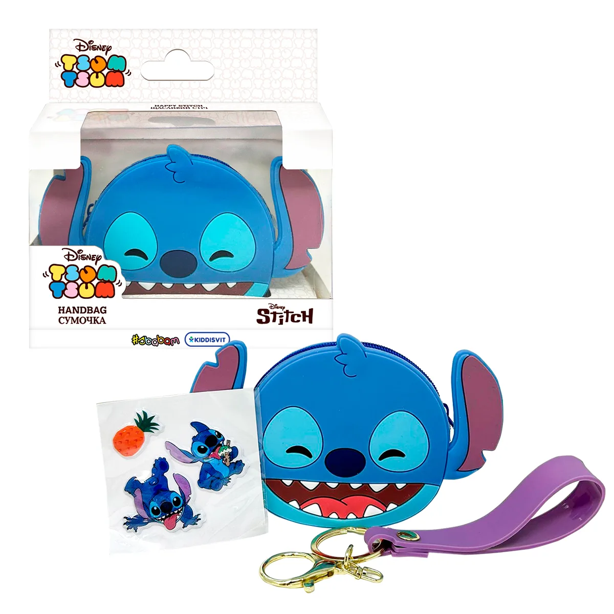 Колекційна сумочка Tsum Tsum #sbabam комбіновані матеріали 12х2,5х8 см Стіч