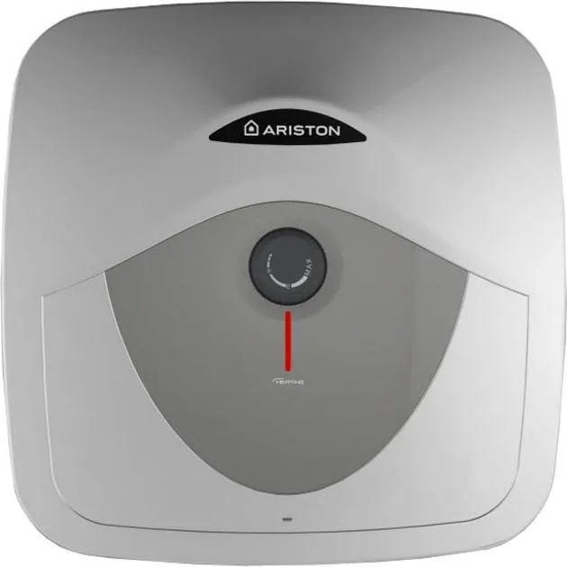 Електричний бойлер Ariston ANDRIS RS 15/3, 15 л, 1.2 кВт, настінний, виробництво Італія, клас енергоефективності А.