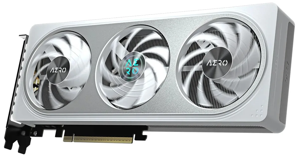 Відеокарта GIGABYTE 8GB GDDR7 PCI-E 5.0 Срібна