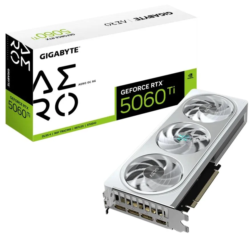 Відеокарта GIGABYTE 8GB GDDR7 PCI-E 5.0 Срібна
