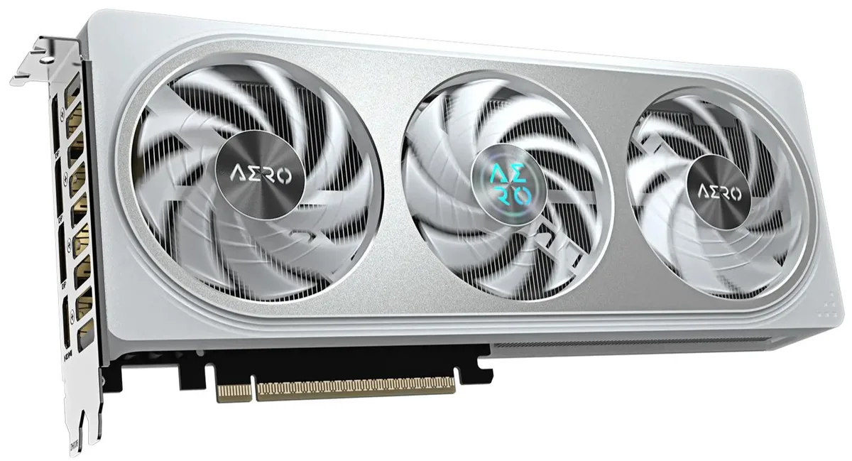 Відеокарта GIGABYTE 8GB GDDR7 PCI-E 5.0 Срібна