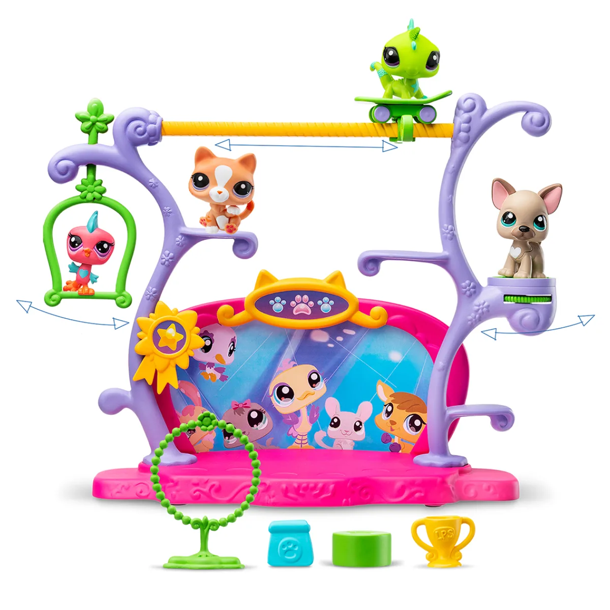 Игровой набор Littlest Pet Shop Шоу талантов полипропилен 10 16х25 4х22 86 см