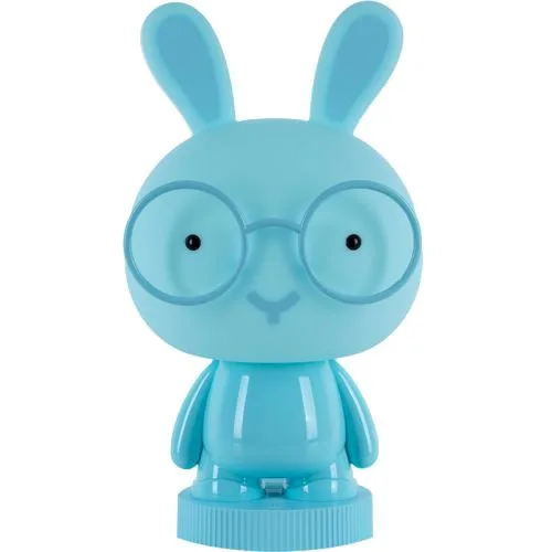 Світильник-нічник LED із акумулятором Kite Bunny синій для дітей.