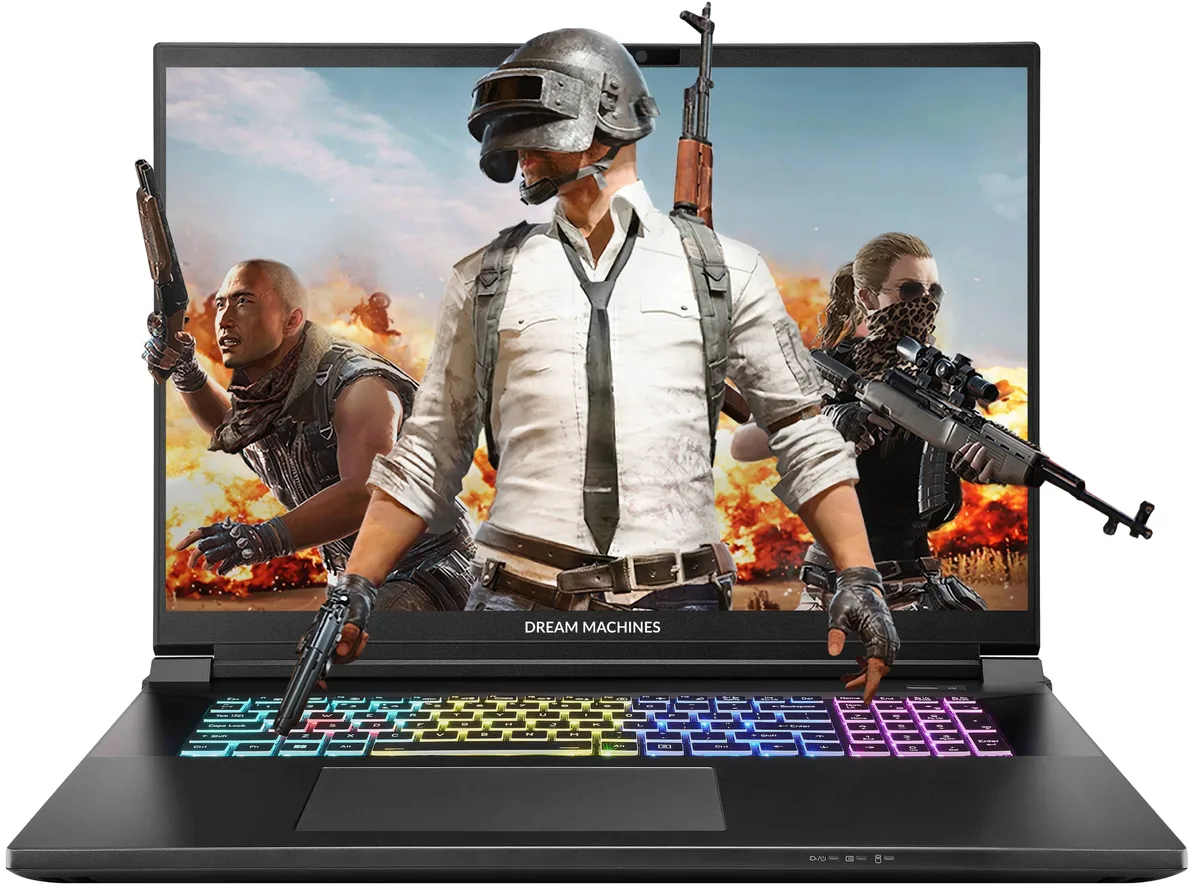 Ноутбук Dream Machines чорний 18 дюймів 32 ГБ 2 ТБ SSD GeForce RTX 5080