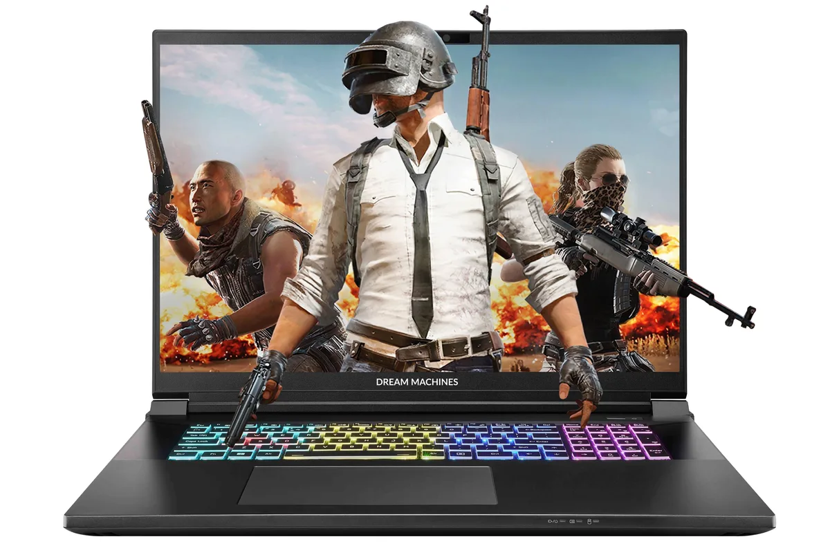 Ноутбук Dream Machines чорний 18 дюймів 32 ГБ 2 ТБ SSD GeForce RTX 5080
