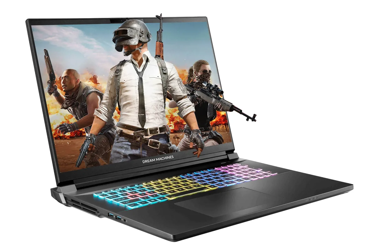 Ноутбук Dream Machines чорний 18 дюймів 32 ГБ 2 ТБ SSD GeForce RTX 5080