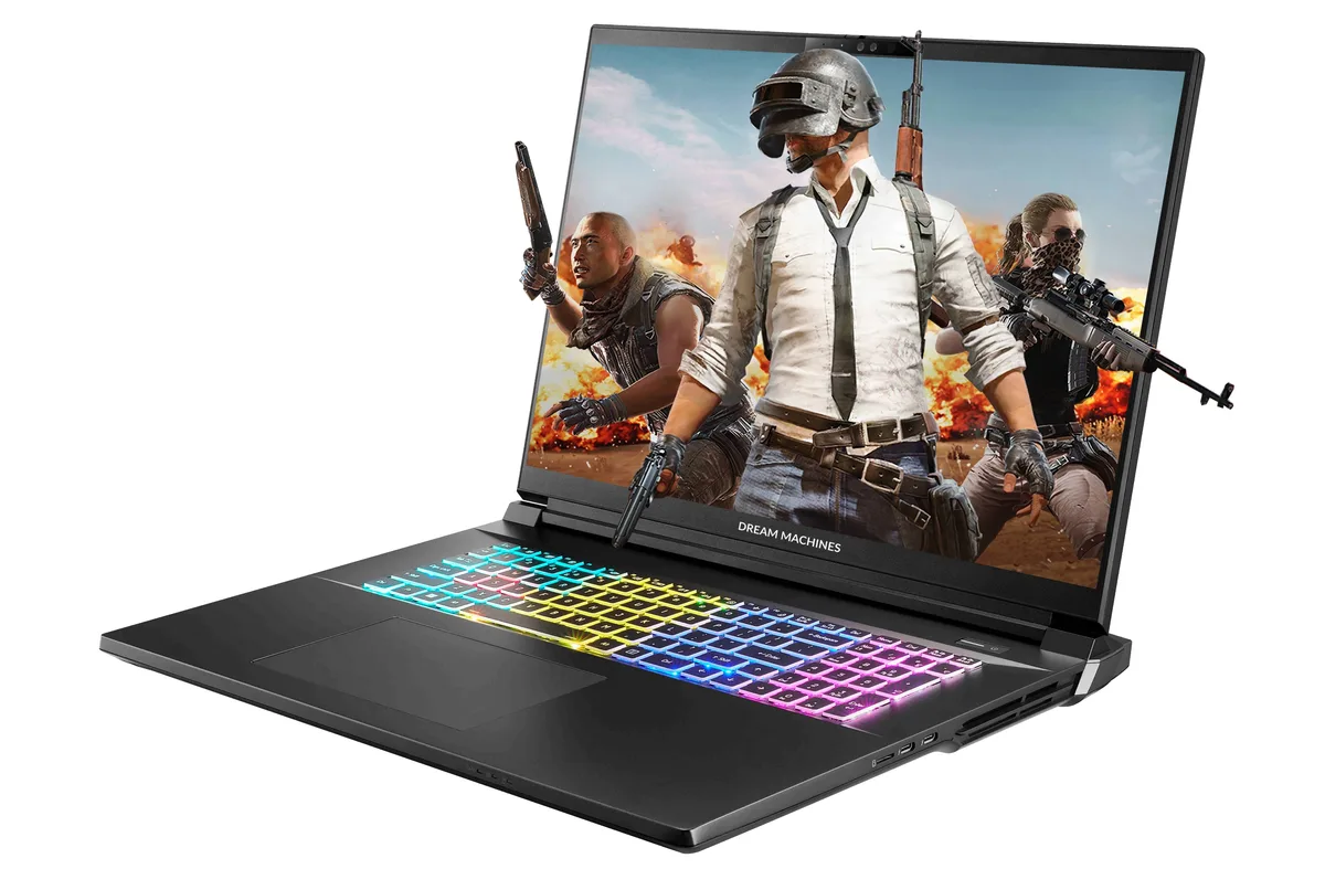 Ноутбук Dream Machines чорний 18 дюймів 32 ГБ 2 ТБ SSD GeForce RTX 5080