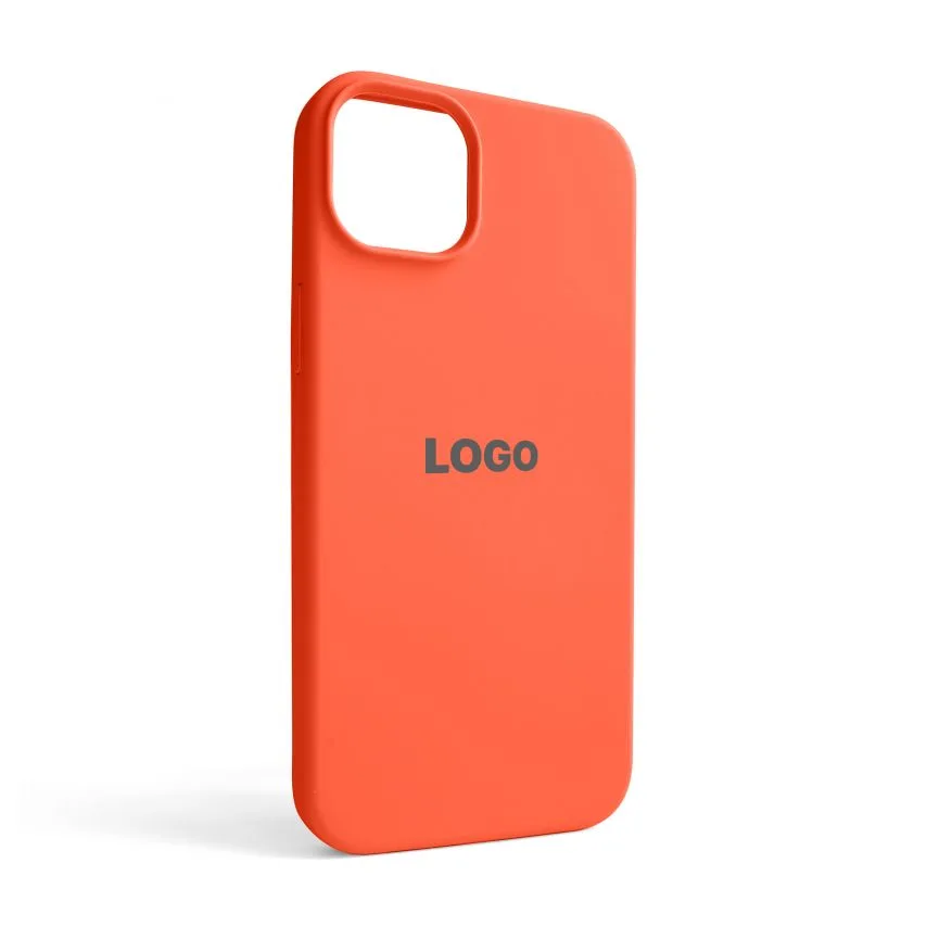 Чохол Silicone Case для Apple iPhone 14 Plus силіконовий помаранчевий
