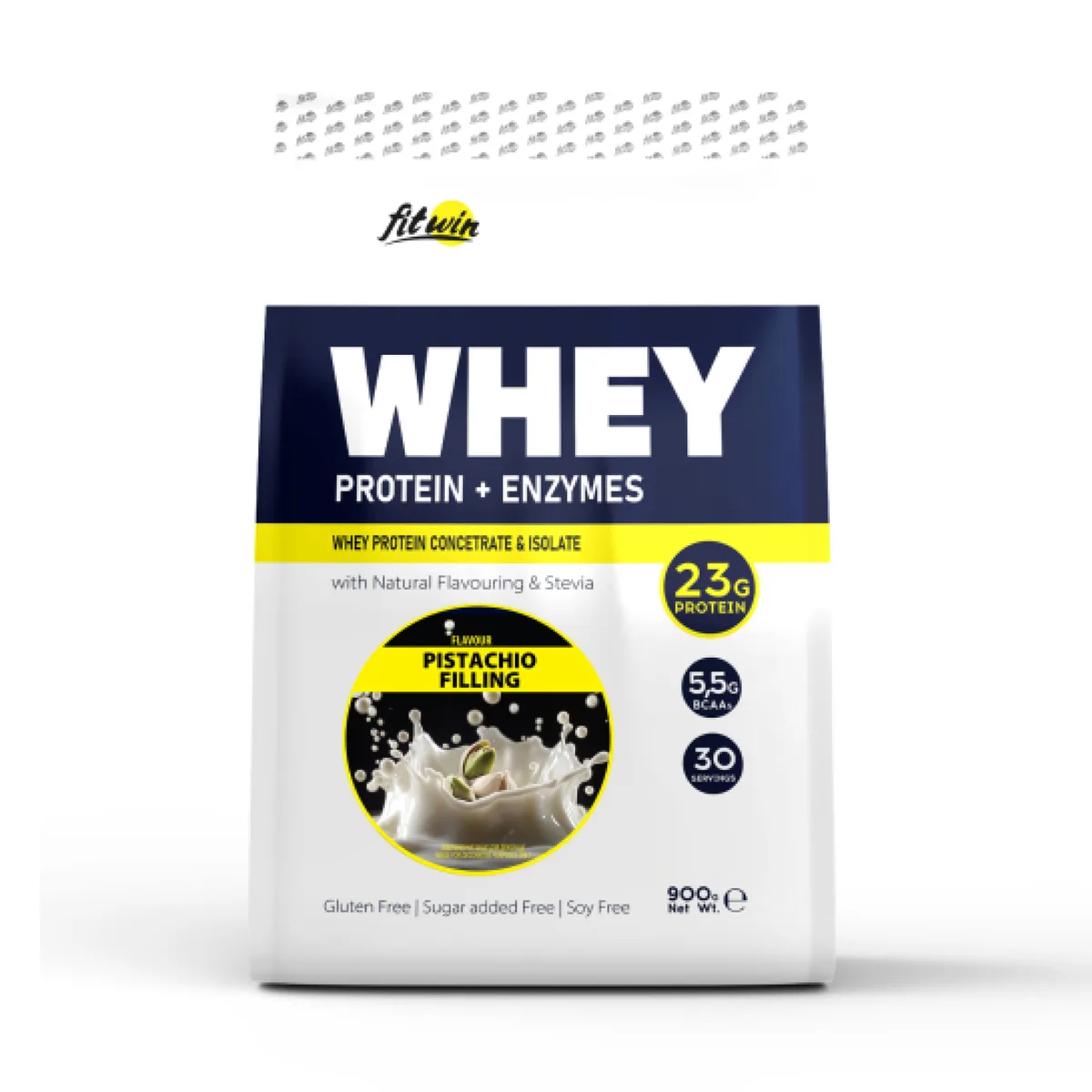FitWin Whey протеїн 900 г сироватковий фісташковий смак