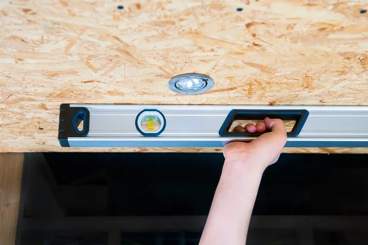 Рівень Bosch Professional 120 см алюмінієвий корпус для вимірювання нерівностей будівельний рівень з капсулами