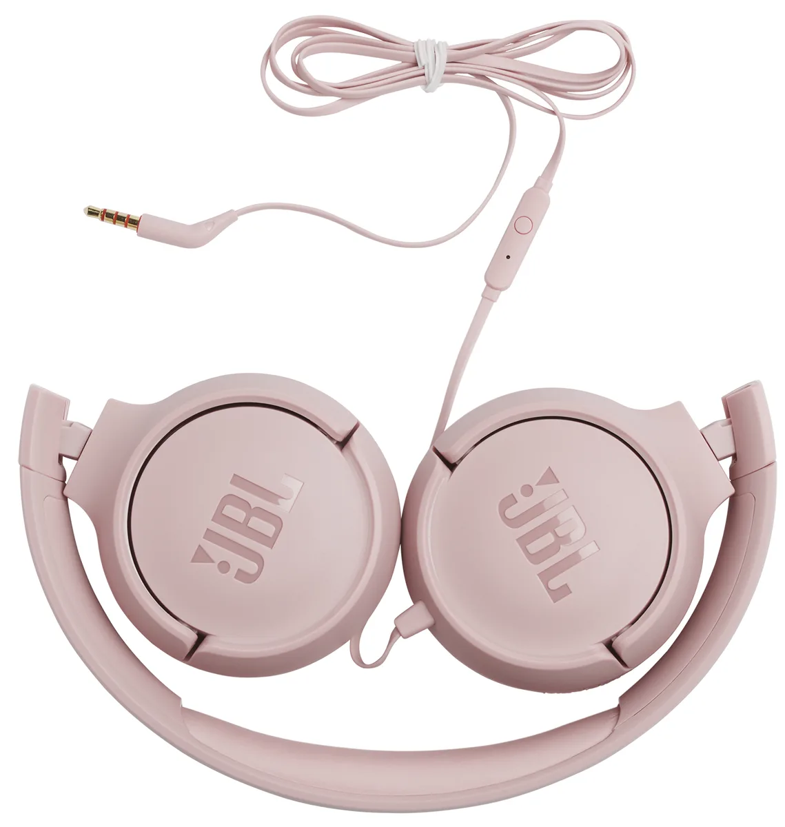 Гарнітура JBL накладні дротові з мікрофоном 32 мм штучна шкіра рожеві