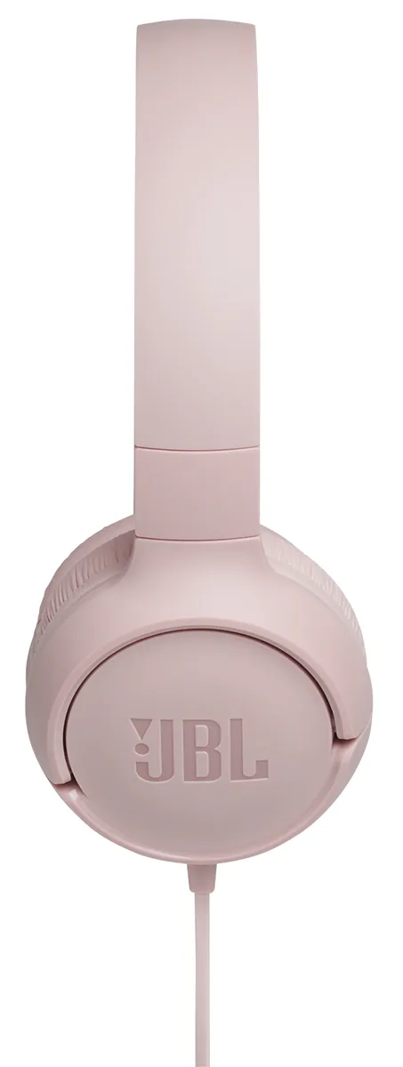 Гарнітура JBL накладні дротові з мікрофоном 32 мм штучна шкіра рожеві