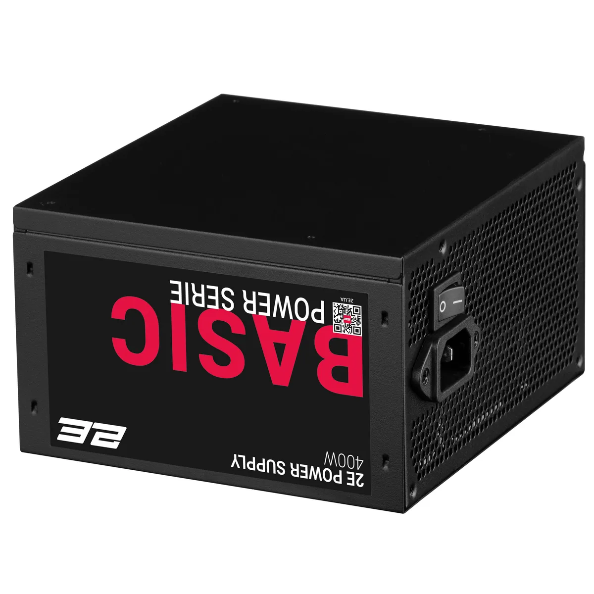 Блок живлення 2E Basic Power  (400W), >80%, 120мм, 1xMB 24pin(20+4), 1xCPU 8pin(4+4), 3xMolex, 4xSATA, 1xPCIe 8pin(6+2)