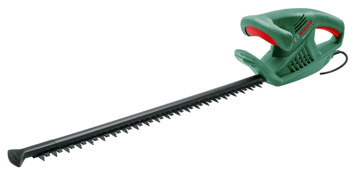 Кущоріз Bosch EasyHedgeCut 55, 450 Вт, 55 см, крок різу 16 мм, вага 2.7 кг.
