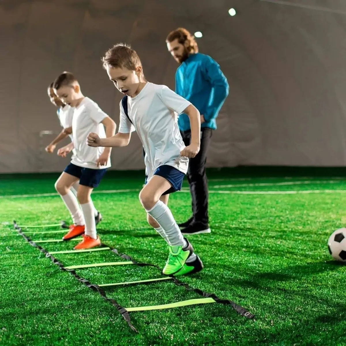 Координаційні сходи Active Point ПВХ 4,35х0,5 м Жовті