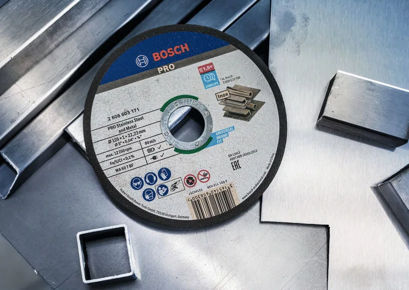 Диск відрізний Bosch Professional 125 мм по металу 10 шт для кутових шліфувальних машин різальний диск для сталі
