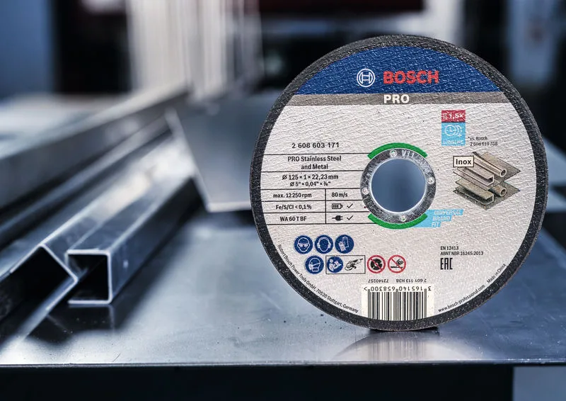 Диск відрізний Bosch Professional 125 мм по металу 10 шт для кутових шліфувальних машин різальний диск для сталі