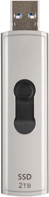 SSD накопичувач Transcend 2TB Portable USB Type-A Silver
