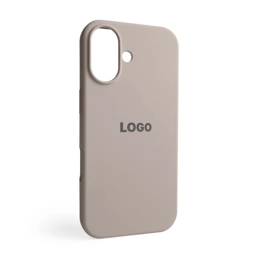 Чохол Silicone Case для Apple iPhone силіконовий 17 сірий