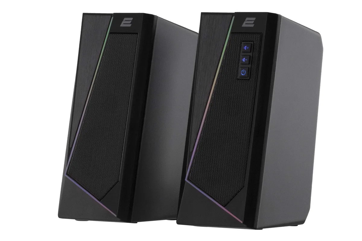 Акустическая система 2E PCS233 RGB, 2.0, USB, Черный