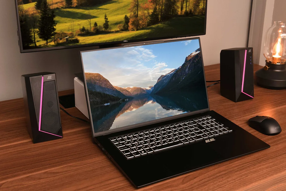 Акустическая система 2E PCS233 RGB, 2.0, USB, Черный