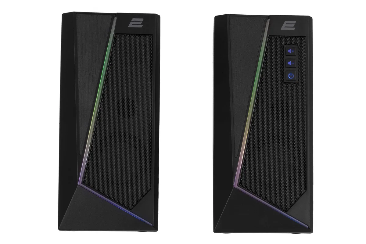 Акустическая система 2E PCS233 RGB, 2.0, USB, Черный