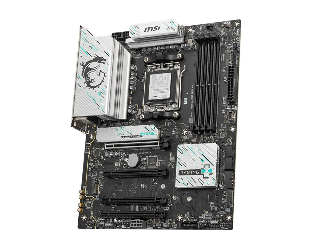 Материнcька плата MSI B850 GAMING PLUS WIFI sAM5 B850 4xDDR5 M.2 DP Wi-Fi BT ATX
