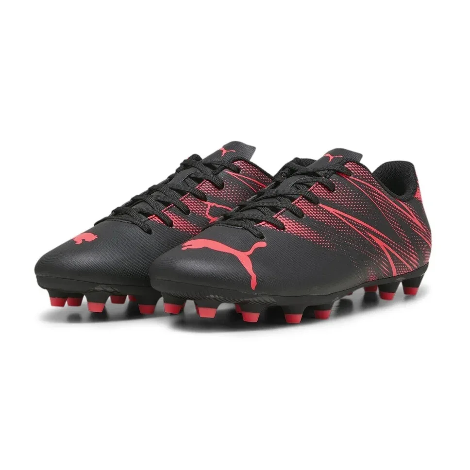 Бутси Puma синтетичні 41 чорні з акцентами Fire Orchid