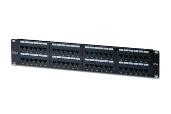 Патч-панель DIGITUS САТ 5e UTP, 19", 2U, 48 портов, собранная