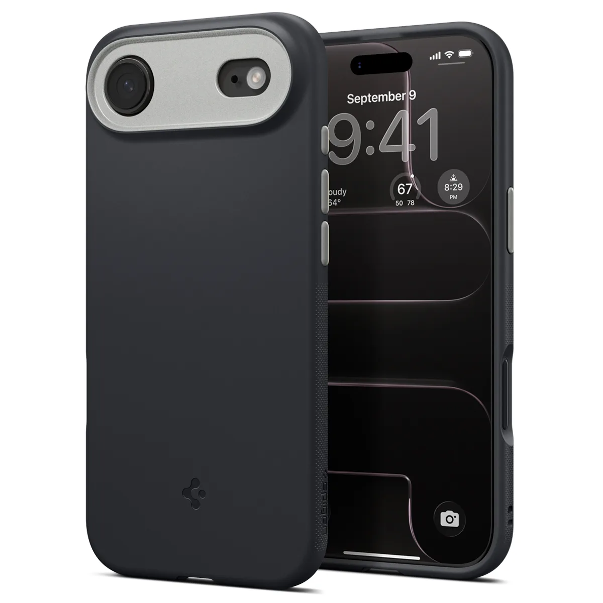 Чохол Spigen для iPhone 17 Air, Nano Pop MagFit, Black Sesame